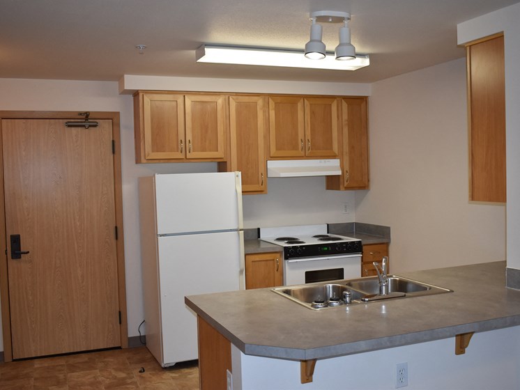 Pepperwood apartment kitchen